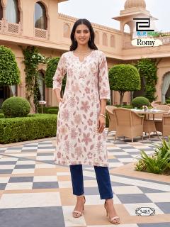 Blue hills romy  kurti wholesale new bombay market